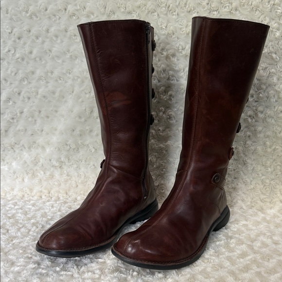 MERRELL TETRA LAUNCH WATERPROOF CHERRY BROWN HIGH BOOTS - Picture 1 of 16